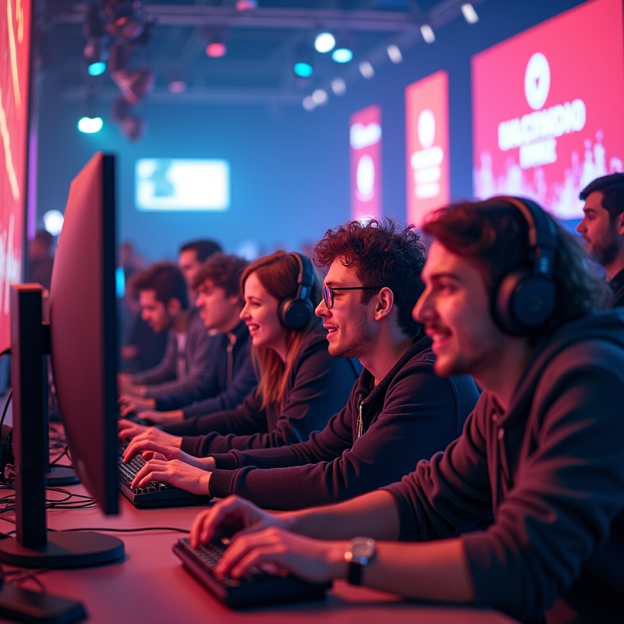 Influencer marketing event with Belgian streamers playing ChickenRoad